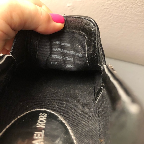 Michael Kors slip on runner. Pony hair animal. Size 5 1/2 ladies. Worn once. - Picture 5 of 5